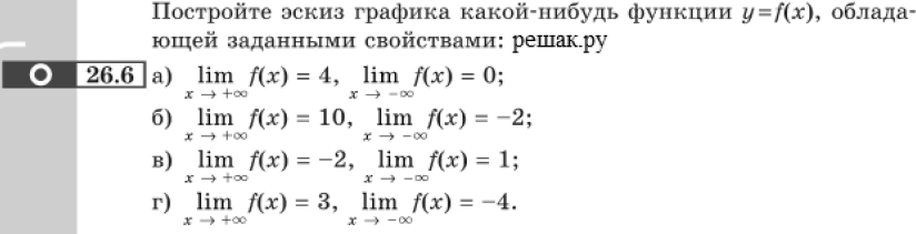 Картинка ГДЗ - задания Упражнение 26.6 ГДЗ Мордковича 10-11 класс