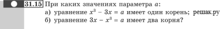 Картинка ГДЗ - задания Упражнение 31.15 ГДЗ Мордковича 10-11 класс