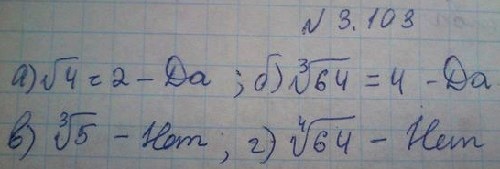 Картинка ГДЗ - Упражнение 3.103 ГДЗ Никольский 10 класс Вариант 1
