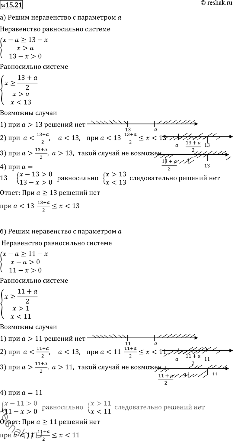 Картинка ГДЗ - Упражнение 15.21 по алгебре ГДЗ Никольский Потапов 11 класс Вариант 1
