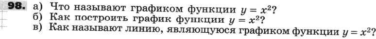Картинка ГДЗ - задания Упражнение 98 по алгебре ГДЗ Никольский Потапов 8 класс