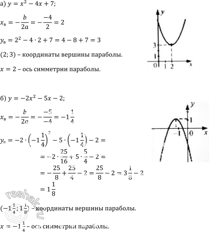 Картинка ГДЗ - Упражнение 121 ГДЗ Макарычев Миндюк 9 класс по алгебре Вариант 1