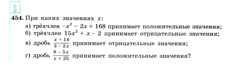 Картинка ГДЗ - задания Упражнение 454 ГДЗ Макарычев Миндюк 9 класс по алгебре