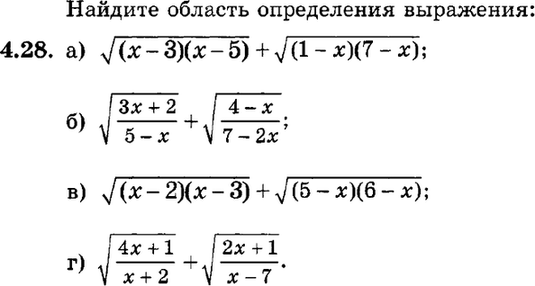 Картинка ГДЗ - задания Упражнение 4.28ГДЗ Мордкович 9 класс по алгебре