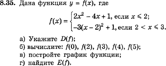 Картинка ГДЗ - задания Упражнение 8.35ГДЗ Мордкович 9 класс по алгебре