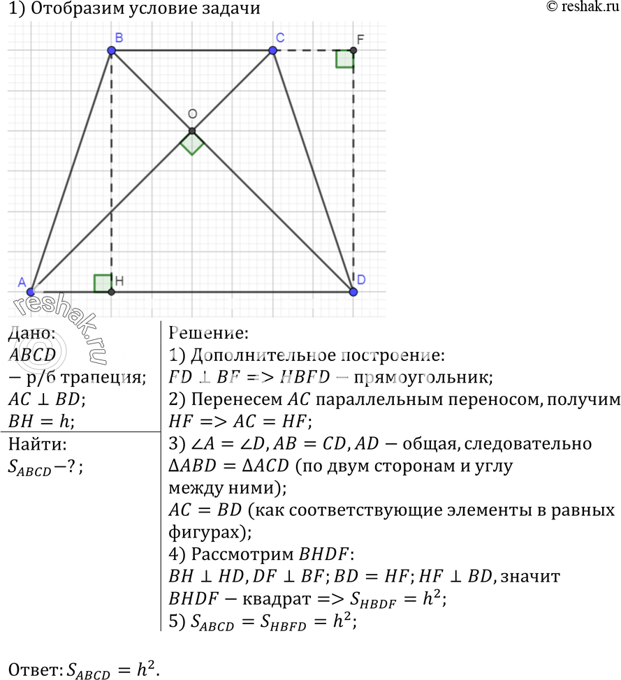 Картинка ГДЗ - №519 ГДЗ Атанасян 7-9 класс по геометрии Вариант 1