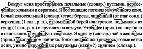 Картинка ГДЗ - Упражнение 162 по русскому языку ГДЗ Ладыженская 7 класс Вариант 1