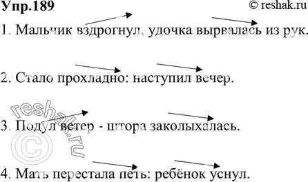 Картинка ГДЗ - Упражнение 189 по русскому языку ГДЗ Ладыженская 9 класс Вариант 1