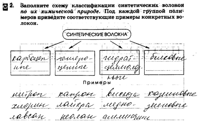 Картинка ГДЗ - Страница 139 ГДЗ рабочая тетрадь Габриелян 10 класс Вариант 1